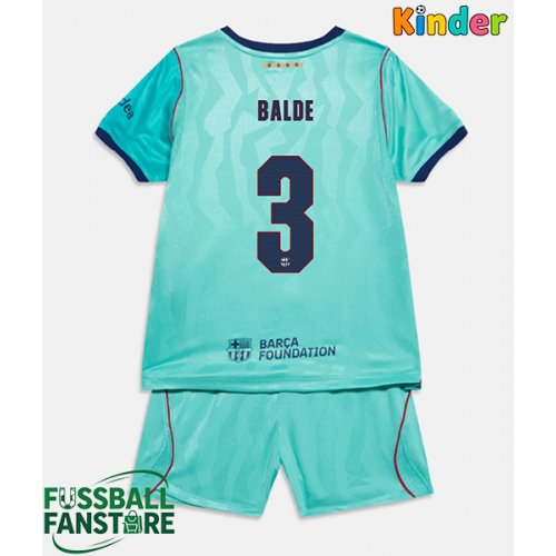 Barcelona Alejandro Balde #3 Replik 3rd trikot Kinder 2026-27 Kurzarm (+ Kurze Hosen)